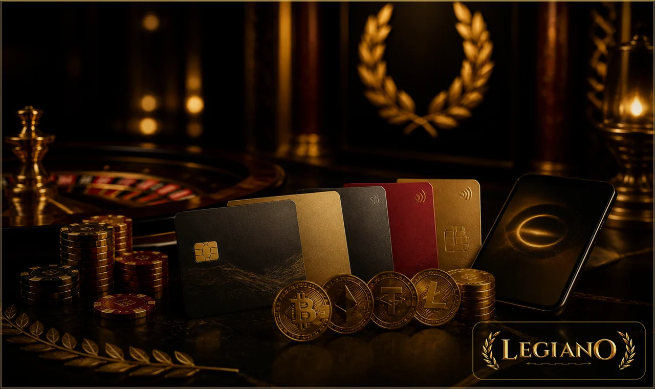 Payment methods Legiano Casino